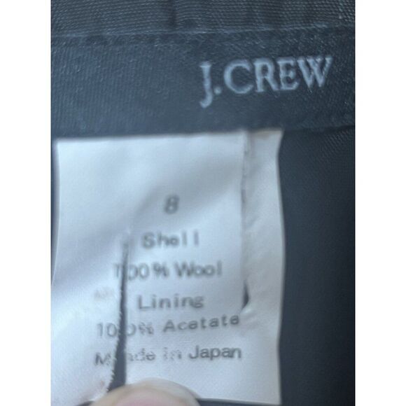 Womens Academia Workwear J.Crew 3 Button Black Wool Blazer Size 8.   Mm - Picture 6 of 6